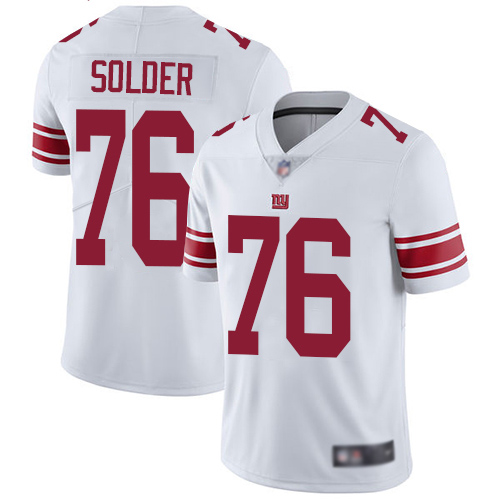 Men New York Giants #76 Nate Solder White Vapor Untouchable Limited Player Football NFL Jersey->new york giants->NFL Jersey